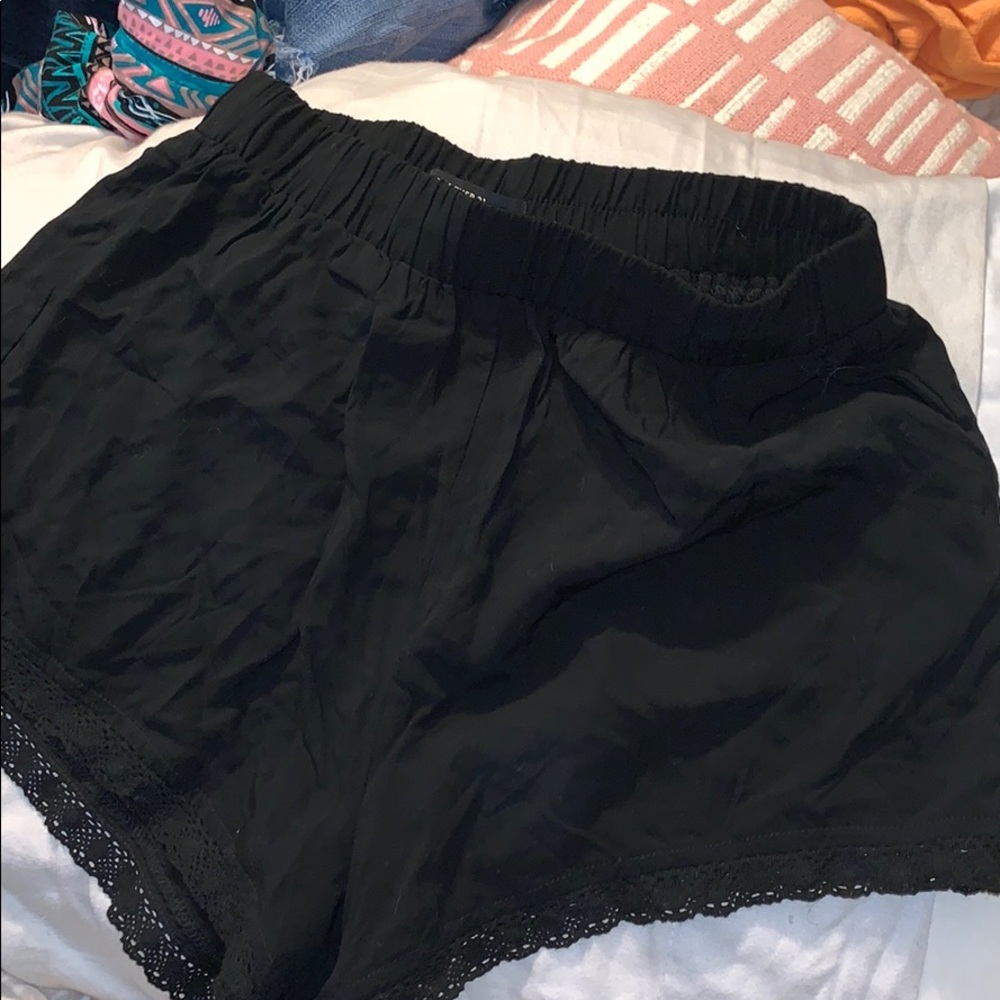 Black Forever 21 Cloth Shorts